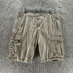 Nike Shorts Mens Medium Tan Cargo The Athletic Department Adjustable Waist Adult